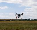 Dron w locie nad łąką (fot. cedd.pl)