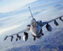 F-16 Fighting Falcon w locie - uzbrojony (fot. Lockheed Martin)