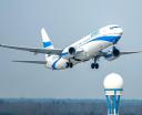 B737-800 należący do Enter Air w locie - radar w tle (fot. Enter Air)