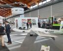 Szybowiec akrobacyjny I-45 JAY prezentowany na targach lotniczych AERO Friedrichshafen w Niemczech (fot. Łukasiewicz - Instytut Lotnictwa)