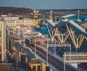 Port Lotniczy Gdańsk - widok na terminal i stację kolejową (fot. Port Lotniczy Gdańsk)