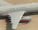 Airbus Voyager pomalowany w ramach działań Palestine Action, fot. bbc