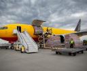 Boeing 767 należący do linii Sky Taxi na lotnisku Rzeszów-Jasionka (fot. Port Lotniczy Rzeszów-Jasionka)