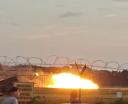 Katastrofa F-16 w Radomiu, fot. kadr youtube