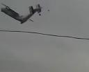 Moment katastrofy An-22, fot. kadr youtube