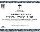 Danuta Sylwanowicz-Łącka - nekrolog (fot. Marek Łącki)