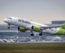 A220-300 należący do airBaltic na Lotnisku Chopina - start (fot. Lotnisko Chopina)