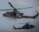 Dwa śmigłowce śmigłowce UH-1Y Venom Czeskich Sił Zbrojnych (fot. Dowództwo Operacyjne Rodzajów Sił Zbrojnych)