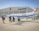 Samolot Pilatus PC-12 o numerze bocznym 606 w Centrum Badań Lotniczych Airmstrong NASA w Edwards w Kalifornii (fot. NASA, Christopher LC Clark)