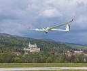 Flight Challenge Cup w Prievidzy - dolot szybowca (fot. fccgliding.sk)