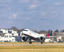 Pierwszy Airbus A321XLR dla Air Canada podczas startu w Hamburgu (fot. Airbus Operations GmbH)