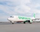Samolot linii Transavia France na wrocławskim lotnisku (fot. Port Lotniczy Wrocław)