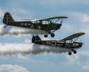 Duet samolotów Piper Cub w wersjach L-4H oraz J3 (fot. Jakub Bałtyn)