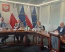 Spotkanie z przedstawicielami Państwowej Komisji Badania Wypadków Lotniczych (fot. Biuro Kryminalne KGP)