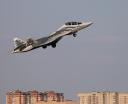 Su-57D - start (fot. UAC)
