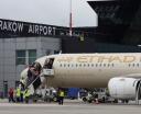 A321LR Etihad Airways na płycie krakowskiego lotniska (fot. Etihad Airways)