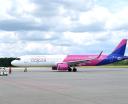 A321neo linii Wizz Air na płycie Portu Lotniczego Lublin (fot. Port Lotniczy Lublin)