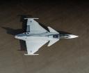 Gripen F - widok z góry (fot. SAAB)