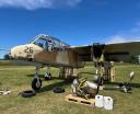 OV-10 Bronco - uszkodzony po incydencie na Lotnisku Leszno (fot. Lotnisko Leszno)