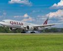 B777 Qatar Airways Cargo na lotnisku w Katowicach, fot. Katowice Airport