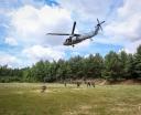 S-70i Black Hawk Policji podczas ćwiczeń kontrterrorystów (fot. KWP w Kielcach)