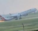 Tail strike B773 Kalitta Air w Cincinnati, fot. avherald
