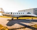Cessna Citation XLS+ operatora Vela Aviation Limited na Lotnisku Mielec (fot. Przemysław Cynkier)