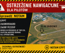 Ostrzeżenie nawigacyjne dla pilotów na EPPT (fot. Aeroklub Ziemi Piotrkowskiej)