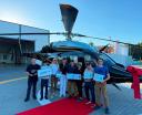 Załoga śmigłowca Bell 429 (SP-WOL) i Serafina Ogończyk-Mąkowska, Prezes AP (fot. Serafina Ogończyk-Mąkowska, Facebook)