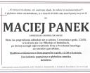 Maciej Panek - nekrolog (fot. Akademia Pilotów)