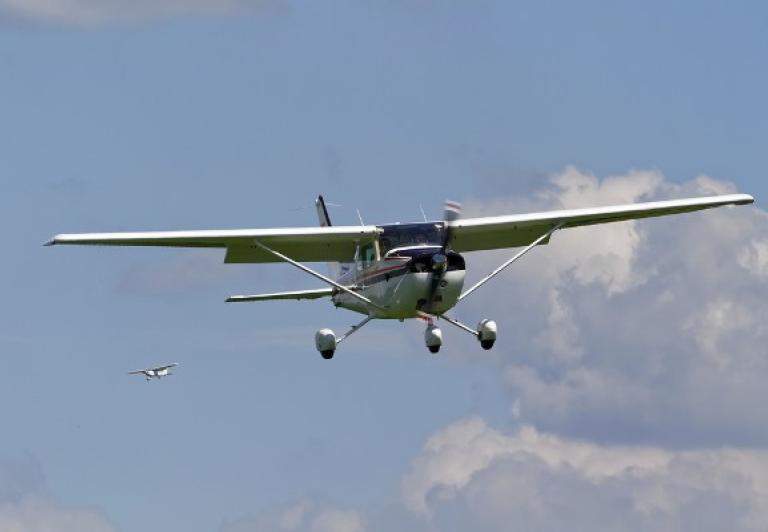 Cessna 172 na podejściu