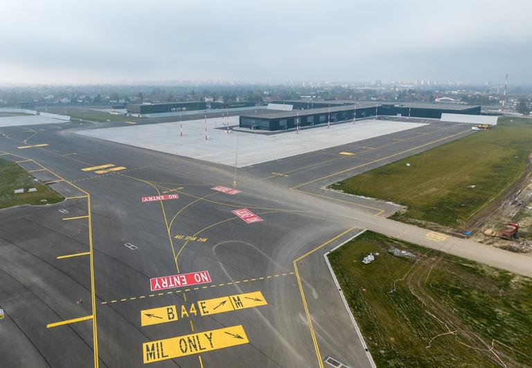 Terminal lotniska Radom Sadków, fot. Mirbud
