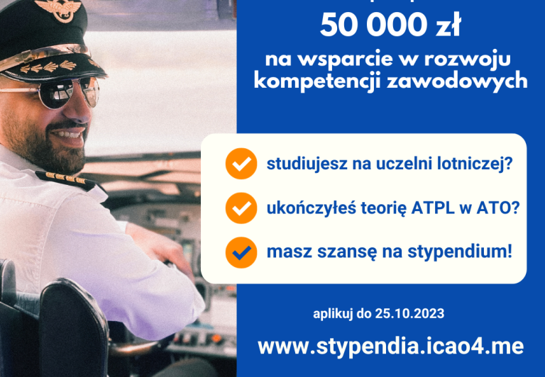 Stypendia ICAO4.me dla studentów kierunków lotniczych