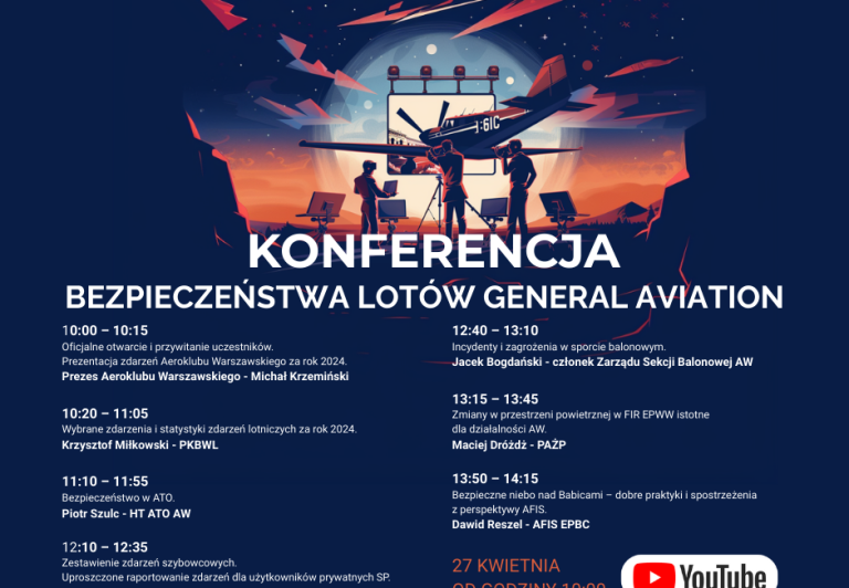 Konferencja Bezpieczeństwa Lotów General Aviation – edycja II