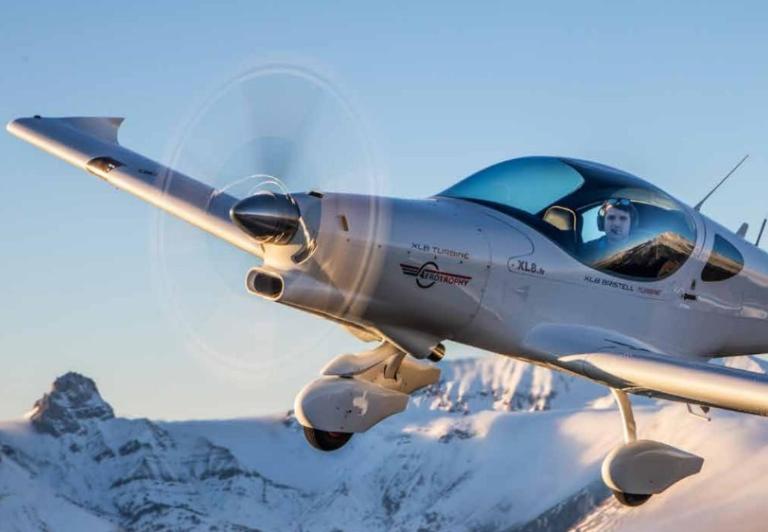  Silnik turbinowy TP-R90 zamontowany na samolocie Bristell XL8, fot. Pilot Info