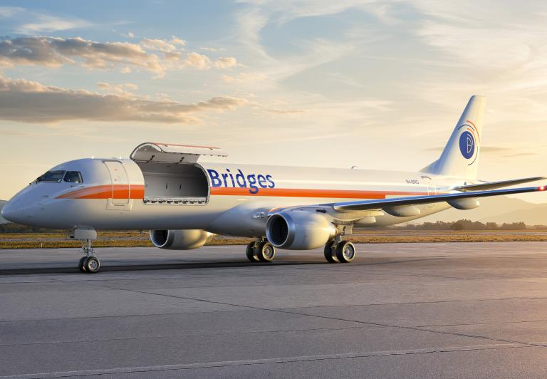 Bridges Air Cargo pierwszym operatorem frachtowej wersji samolotu Embraer E190F