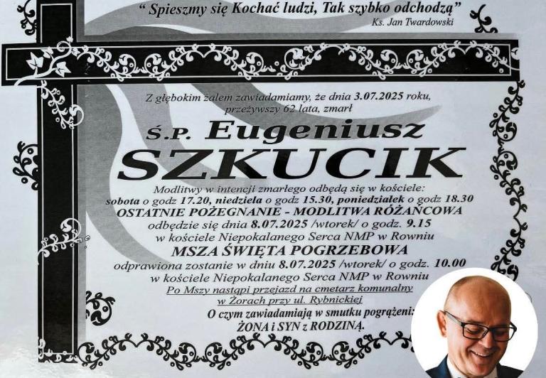 Zmarł Eugeniusz Szkucik