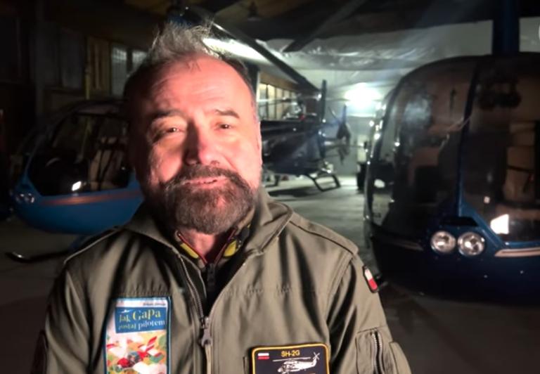 Kanał Lotniczy i spotkanie z Robertem Zawadą, pilotem, który został pisarzem, fot. kadr Youtube