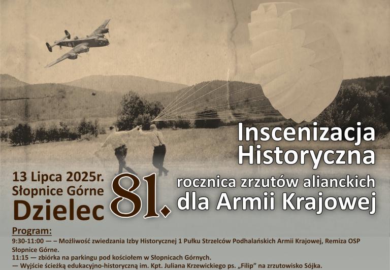 Obchody 81. rocznicy zrzutów alianckich na zrzutowisku &quot;Sójka&quot;