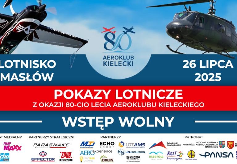 Pokazy Lotnicze – 80 lat Aeroklubu Kieleckiego