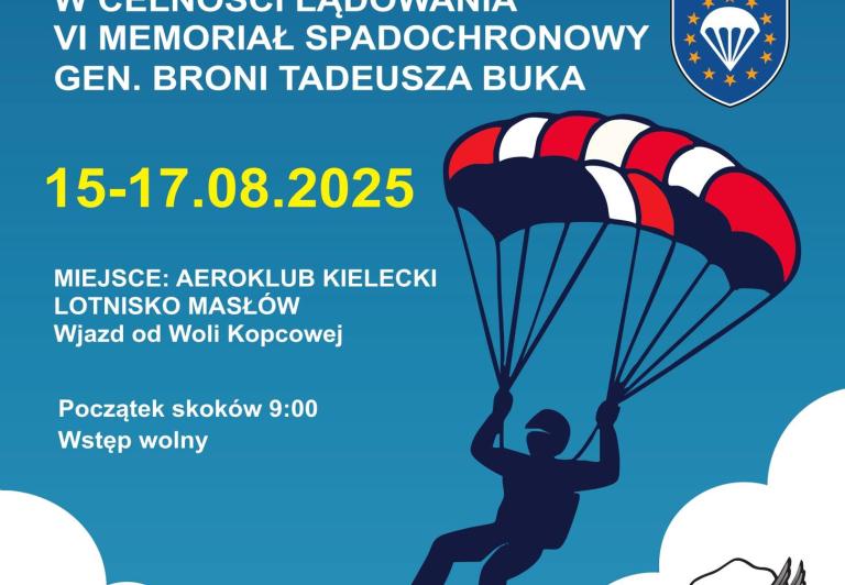 XXVI Mistrzostwa ZPS w celności lądowania oraz VI Memoriał Spadochronowy gen. broni Tadeusza Buka w Masłowie