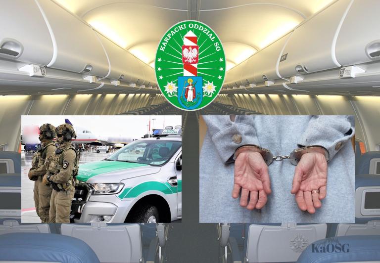 Agresywna pasażerka naruszyła nietykalność cielesną funkcjonariusza KaOSG podczas interwencji