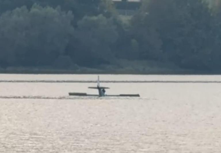 Wodowanie Cessny 172N na Jeziorze Międzybrodzkim_raport wstępny PKBWL