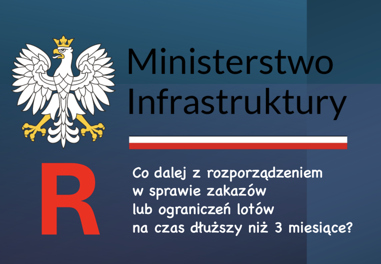 Odpowiedź Ministerstwa Infrastruktury odnośnie rozporządzenia w sprawie zakazów lub ograniczeń lotów na czas dłuższy niż 3 miesiące, fot. dlapilota