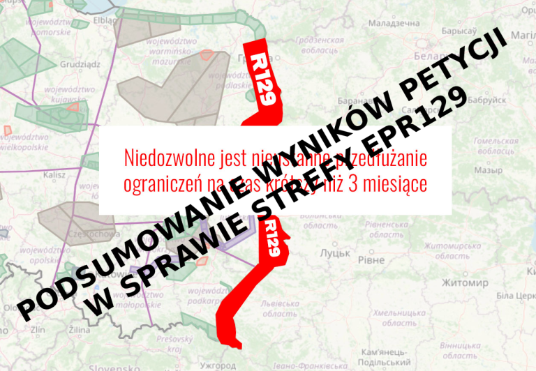 Podsumowanie wyników petycji w sprawie strefy EPR 129
