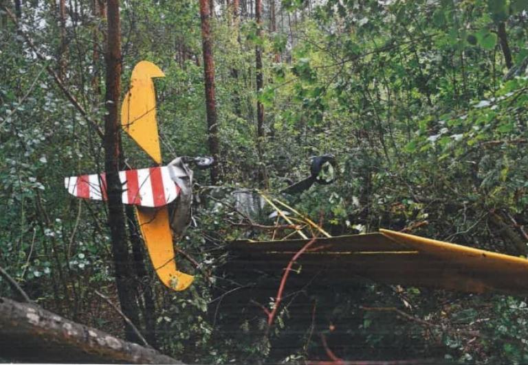 Wypadek samolotu Tulak, fot. źródło_PKBWL