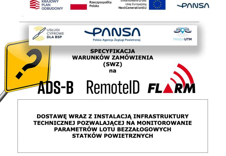 PAŻP przetarg RemoteID, ADS-B, FLARM