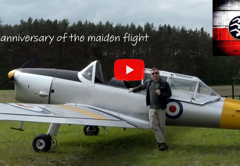 DHC-1 Chipmunk film historyczny z okazji 80 rocznicy oblotu 
