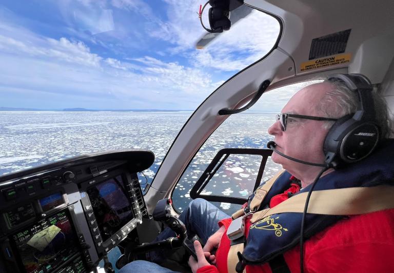 Przebazowanie śmigłowca Bell 429 SP_WOL, fot. źródło Bogdan Domagała