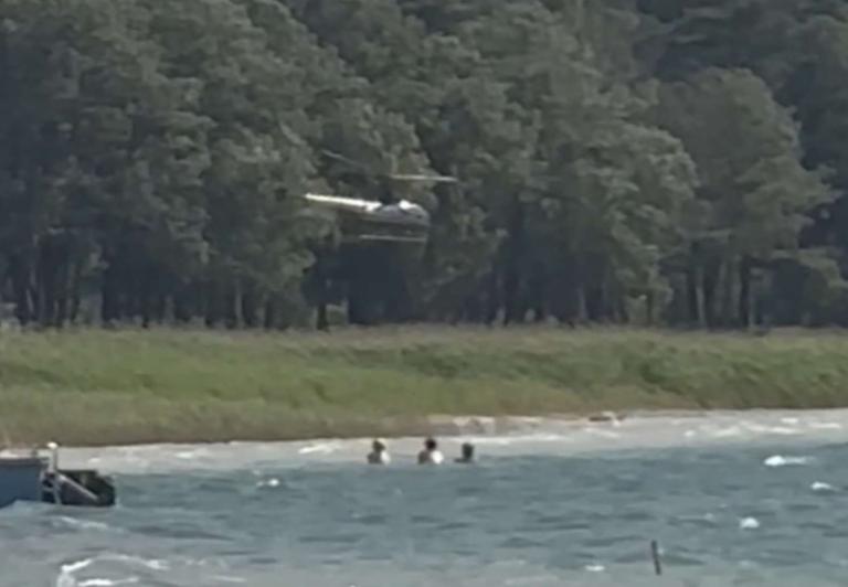 Wypadek śmigłowca R44 Raven II_SP_SIM, fot. PKBWL